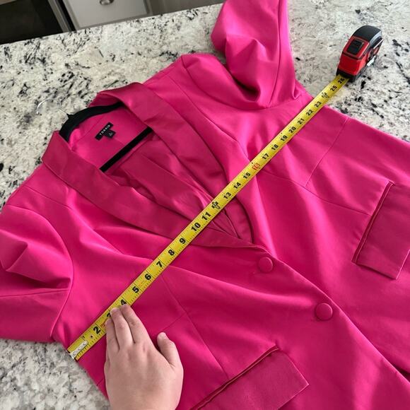 Torrid Pink Studio Refined Crepe Satin Lapel Blazer 2X 19173176 - Picture 11 of 16